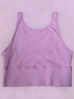 Lululemon purple ribbed power pivot tank